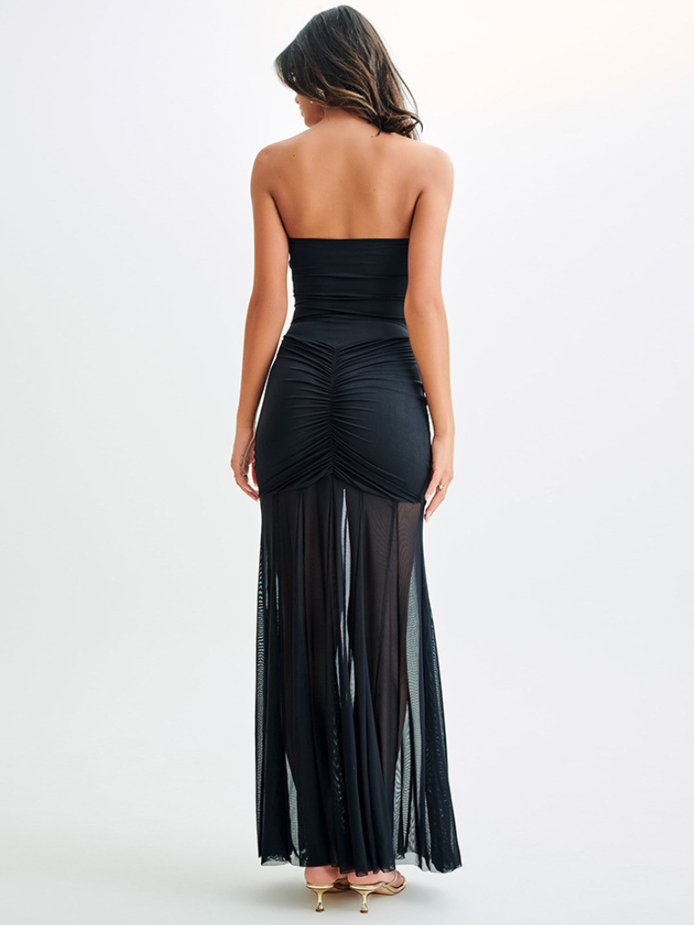ELEGANCE OFF-SHOULDER MAXI DRESS