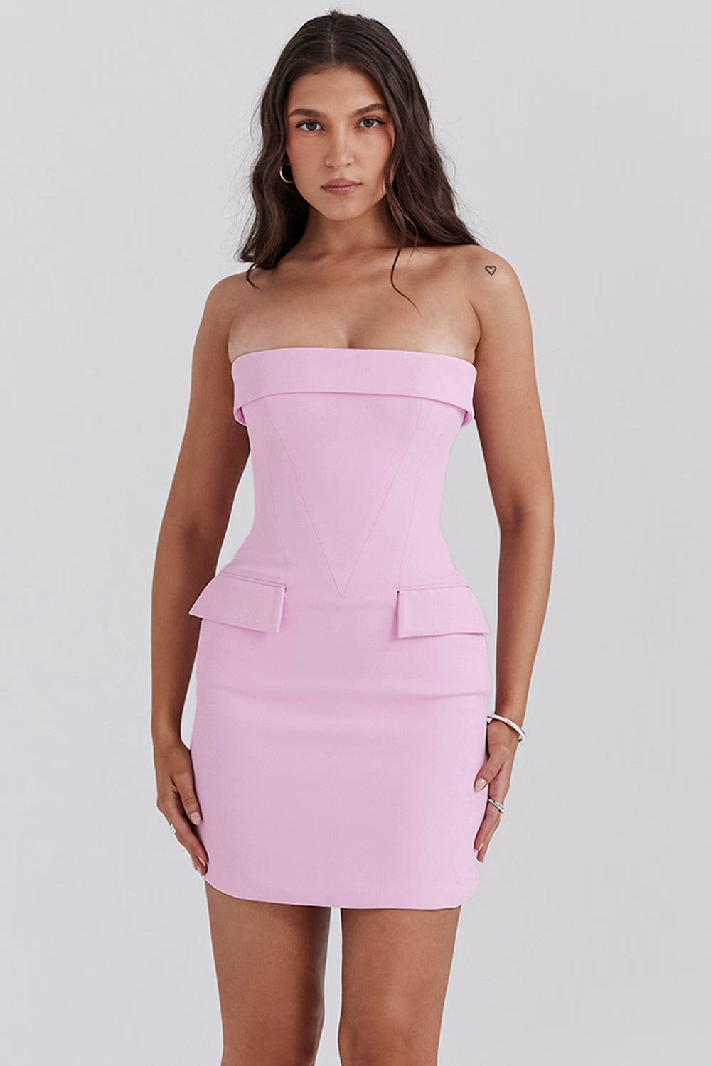 DELILAH DUAL-POCKETED MINI DRESS