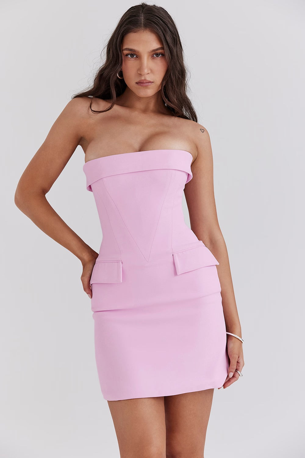 DELILAH DUAL-POCKETED MINI DRESS