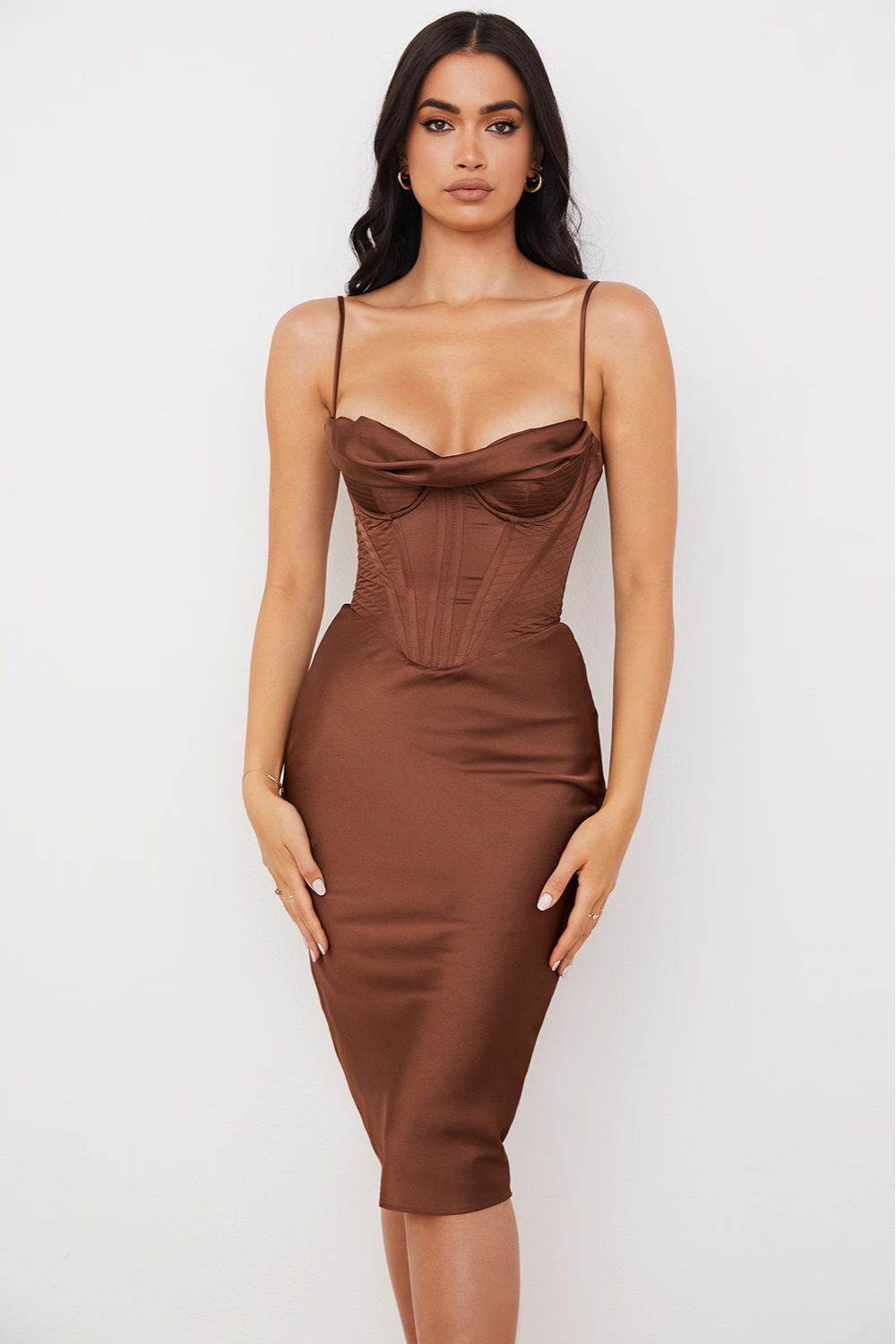 CHARMAINE NIGHTS MIDI DRESS