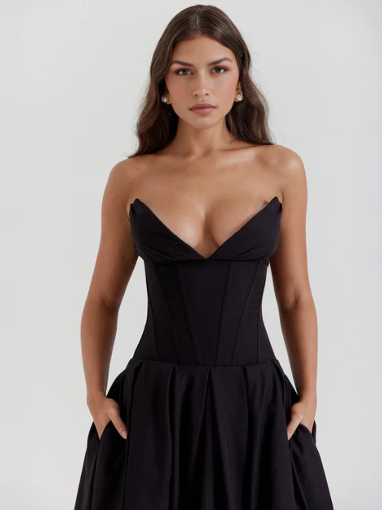 LA LUMIÈRE MIDI DRESS