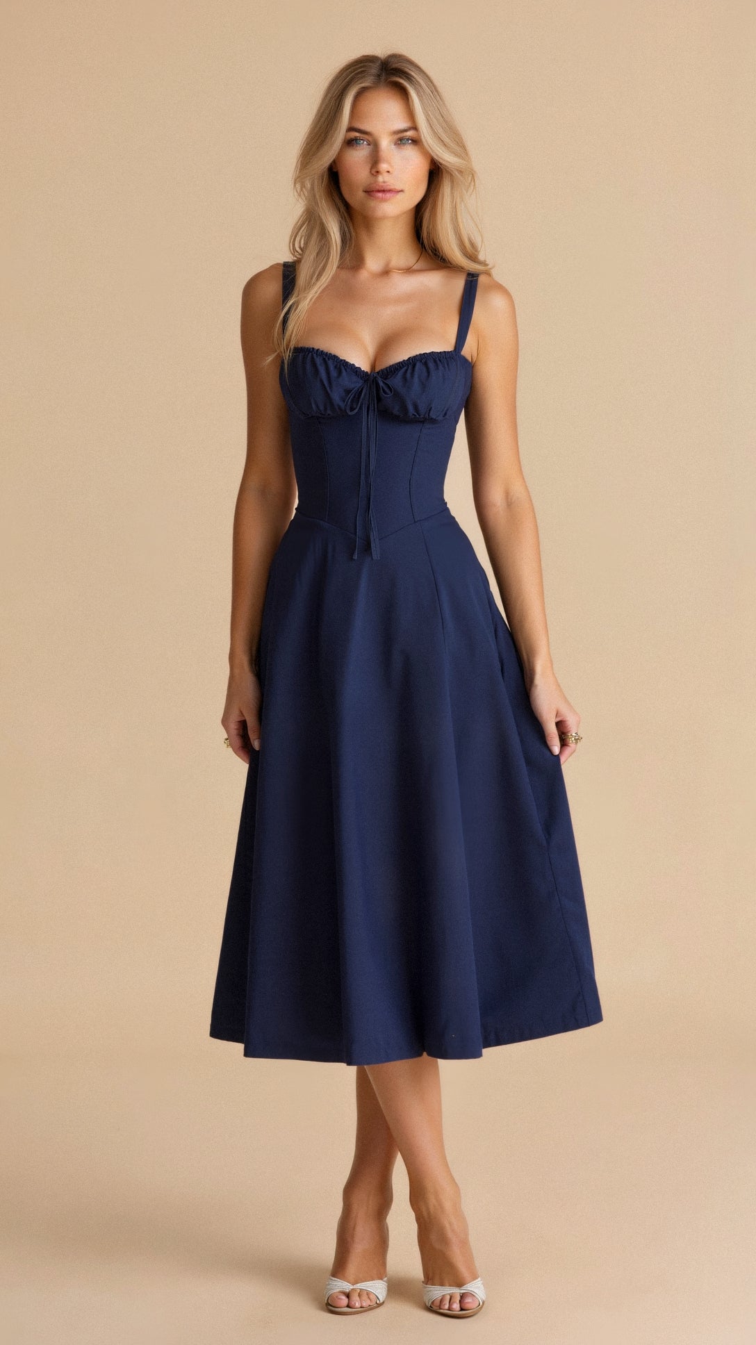 NATALIA CLASSIC MIDI DRESS